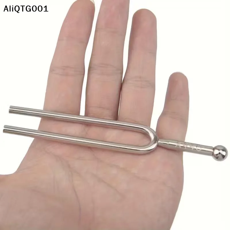Horquilla de resonancia de metal estándar, 1/2 unidades, para afinación musical de piano, guitarra, violín - Herramienta para enseñanza y práctica de instrumentos