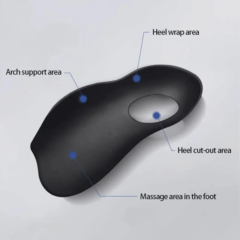 Flat Foot O-Shaped Legs Insole for Shoes Correction Arch Support Plantar Fasciitis Orthopedic Insoles Men/Women Foot Care Insert image 3