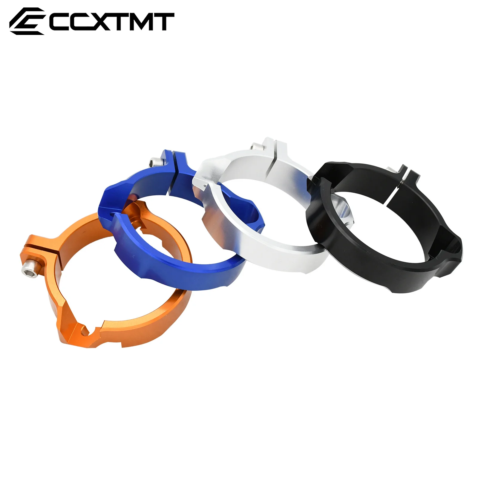 Motorcycle Exhaust Flange Guard Tip Muffler Pipe Clamp For GasGas EX EC MC 250-300 2021 For Husqvarna TE TC TX 250/300 2017-2022 view 6