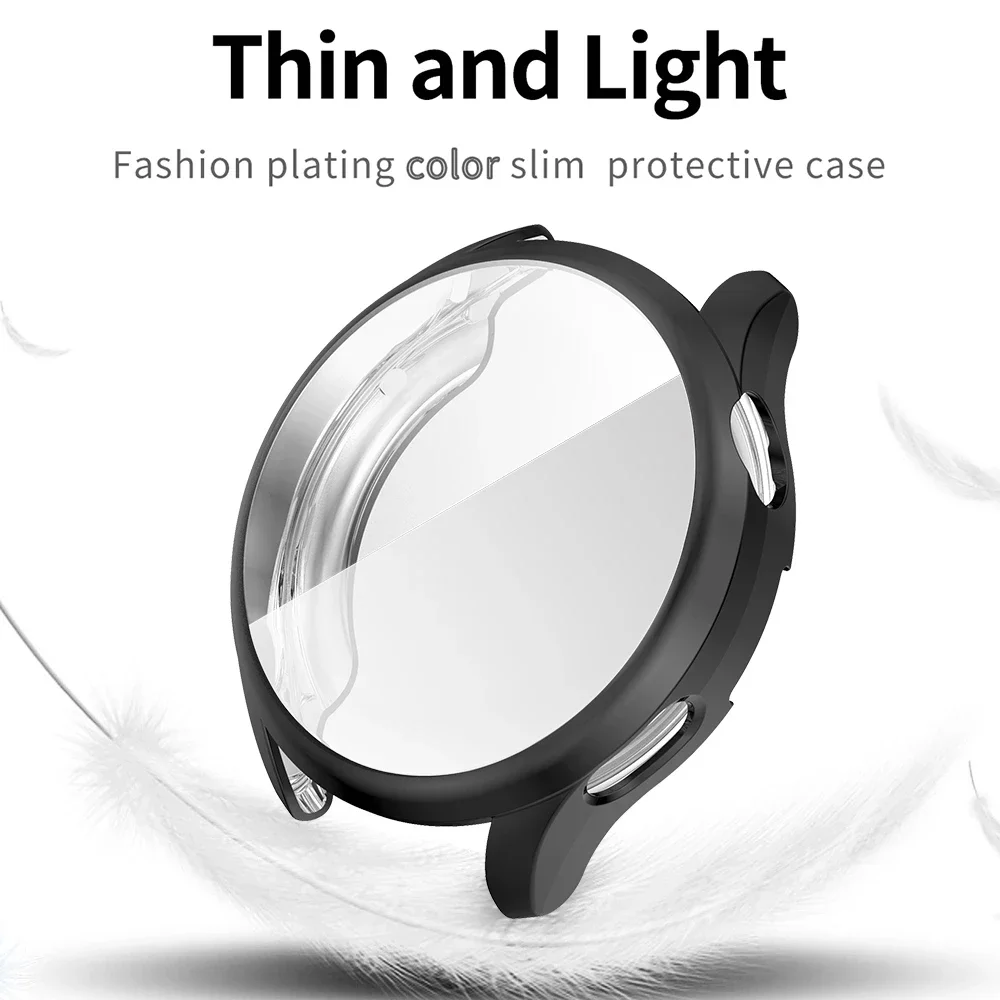 Lightweight Screen Protector Case for Huawei Watch 3 46mm Watch 3 Pro 48mm Cover Flexible Tpu Bumper Soft Slim Shell Accessories