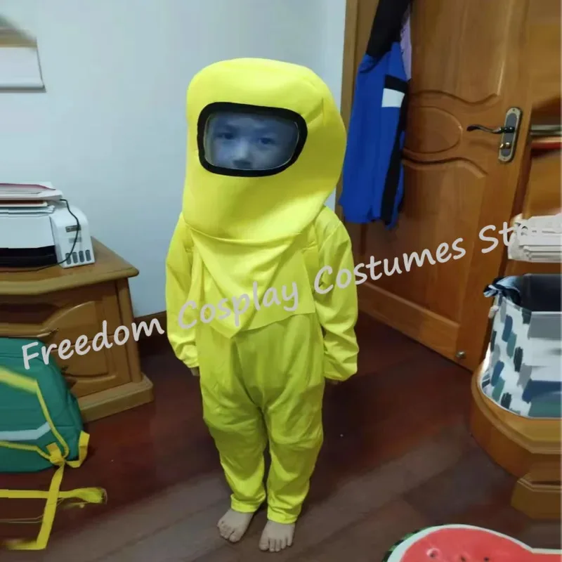 

qa156Kids Day Birthday Party Game Space Kill Cosplay Costume Bodysuit Halloween Astronaut Children's Jumpsuit Carnival Costumes
