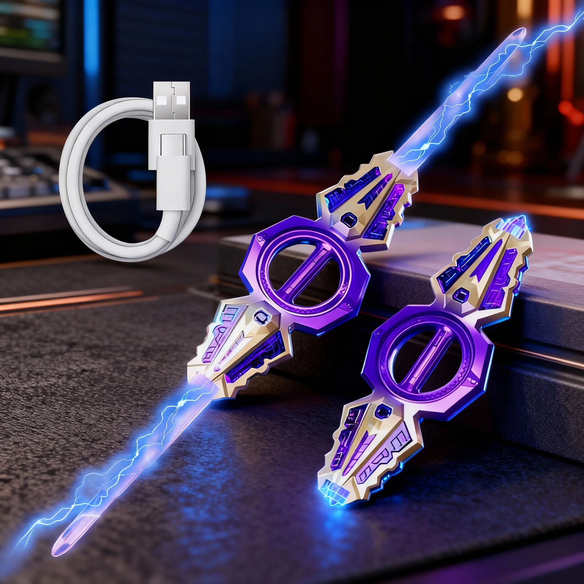 

Светящийся вращающийся меч для игр на открытом воздухе, разноцветный светодиодный меч для косплея, игрушка для вечеринок, интерактивная игрушка для детей и взрослых