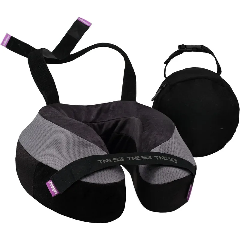 

Travel Neck Pillows For Airplanes – The Neck’s Evolution, TNE S3 – Supportive Memory Foam Design For Long Haul Flights –