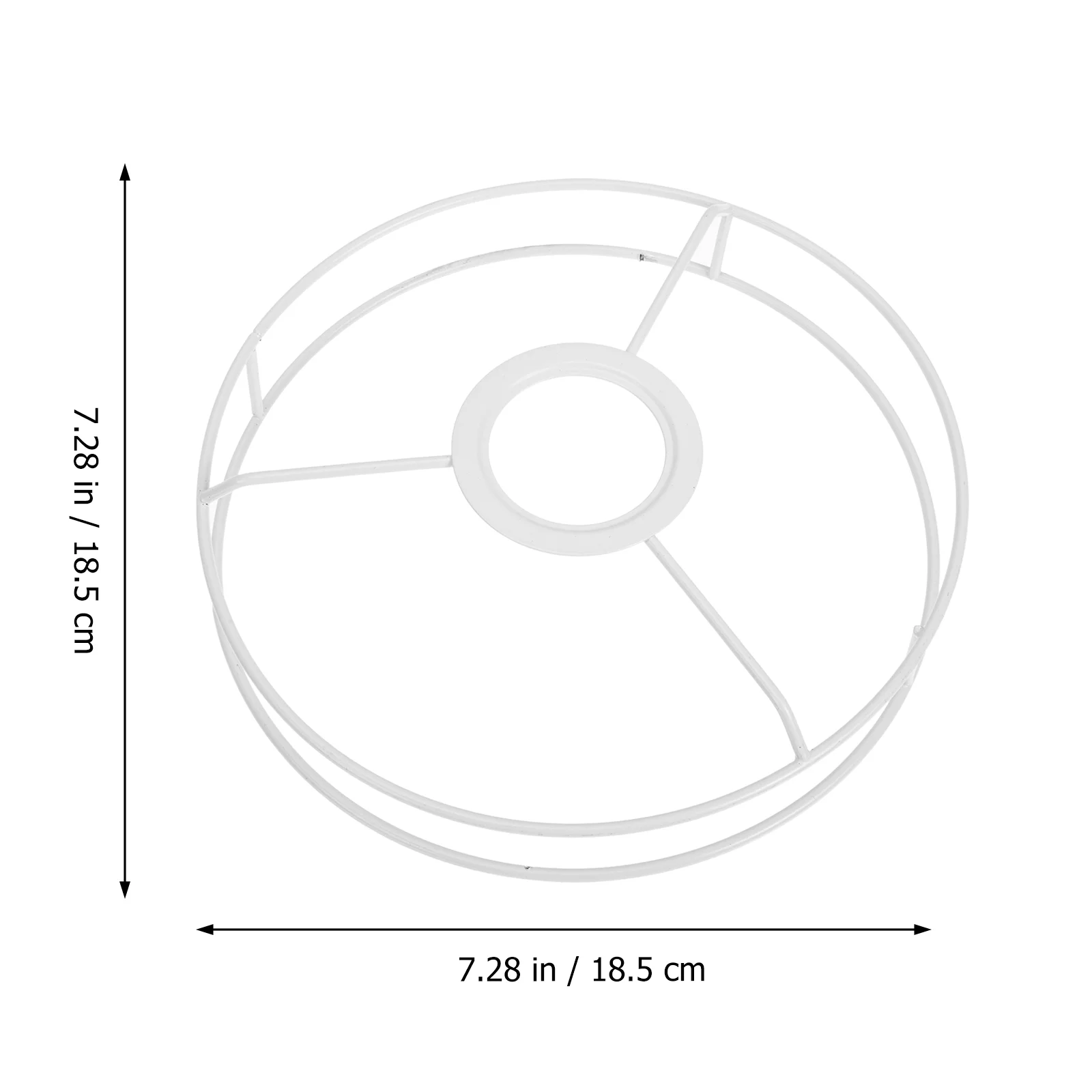 Premium Lampshade Frames Wire Lamp Cover Metal Ring Support Light Holder for DIY Desk and Ceiling Lamps