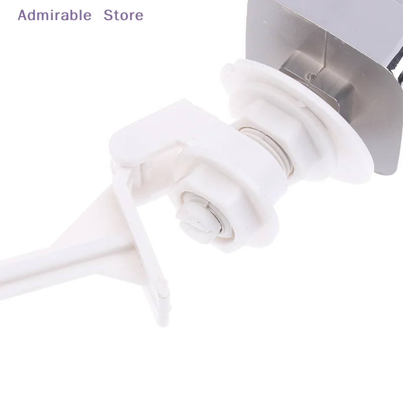 [W]Push Button Toilet Flush Kit Front/Side/Top Mount Water Tank Trip Lever Handle Side Button Switch For Toilet Seat Water Tank