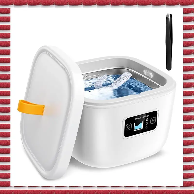 

A97G Ultrasonic Cleaner For Retainer, Denture, Mouth Guard, Toothbrush Head, 43Khz 255ML Ultrasonic Retainer EU Plug