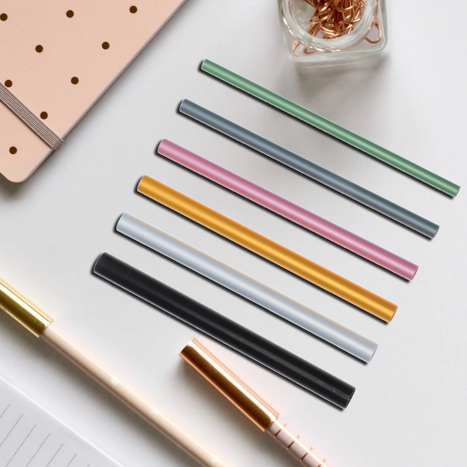 

12pcs Nail Shaping Rods Curve Shaping Stick For Women Manicure Tools French Nail Art Supply Metal Molding Bar Portable Gels