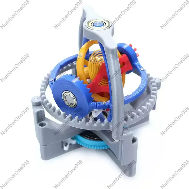 

Учебное экспериментальное оборудование: 3D-печатный трехосный турбийон для демонстрации принципов внутренней структуры и работы часового механизма