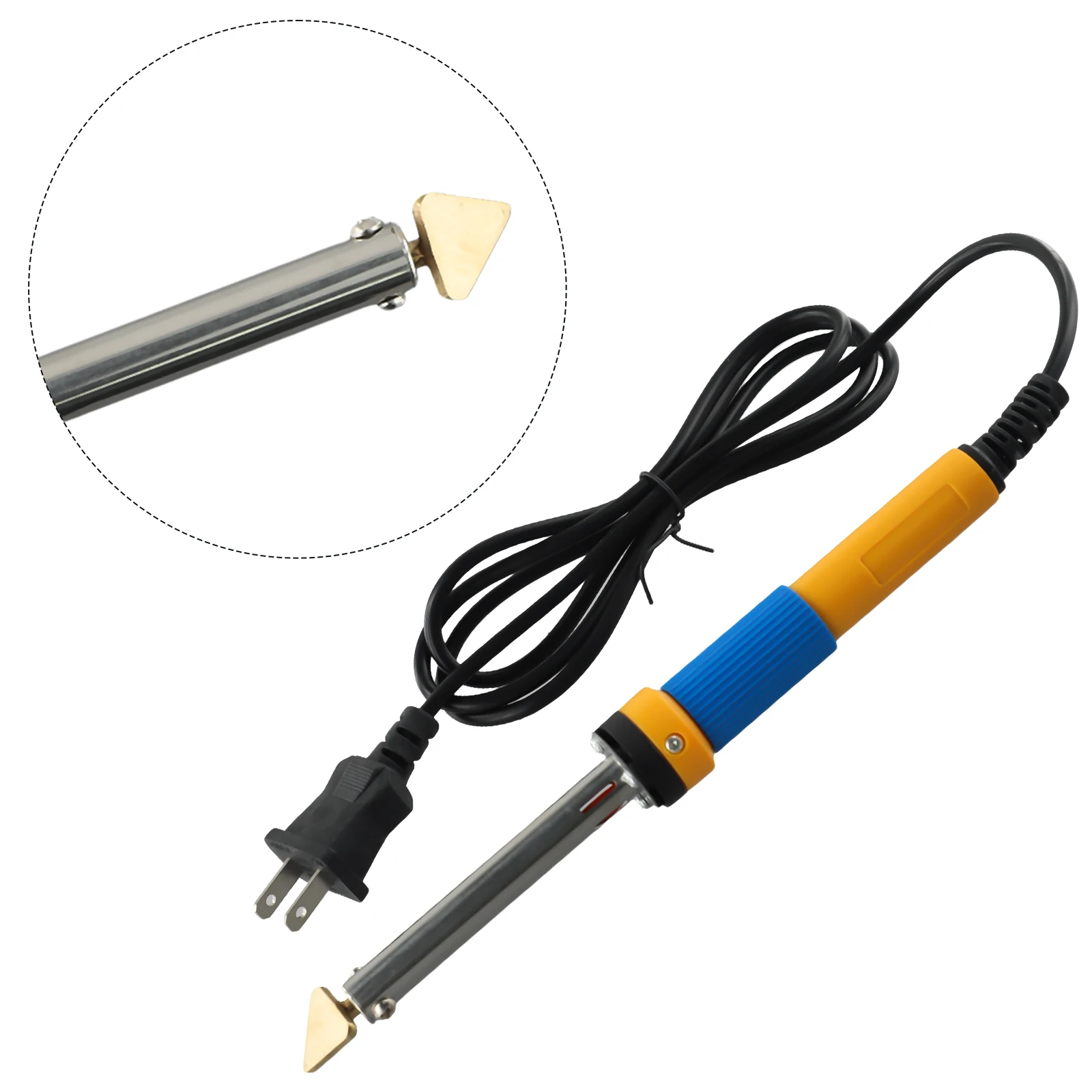 Set Listrik Kawat Las Plastik Besi Solder 110V 80W Perbaikan Papan Sirkuit Daya Tinggi Konduktivitas Termal Unggul