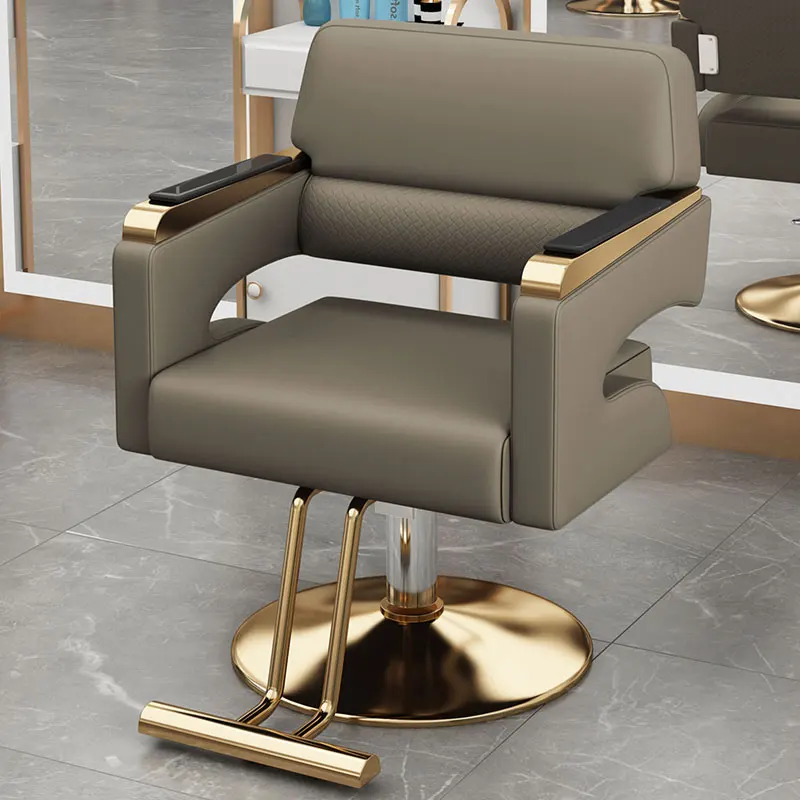 

Вращающийся парикмахерский стул для макияжа, парикмахерский стул для лечения и маникюра, роскошный стул для мастерской, салонная мебель HY