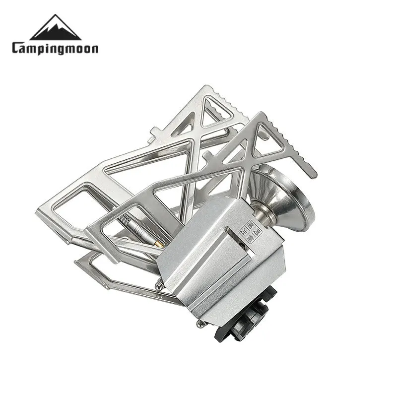 CAMPINGMOON XD-3-NE Foldable Camping Card Stove For Outdoor Camping Picnic Stove Anti Slip Furnace Frame Butterfly furnace