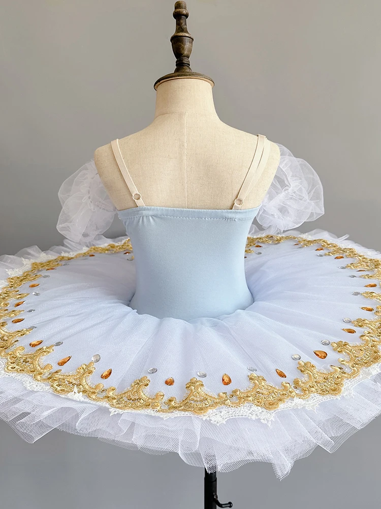 Vestito da balletto per ragazze Tutu per bambini Ballerina Princess Birthday Party Dress Costume da balletto professionale Ballet Stage DanceWear