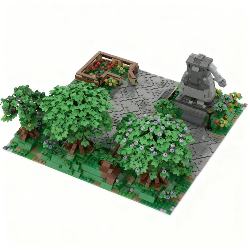 3153 piezas MOC El Hobbit y El Señor de los Anillos Bree - Modelo de Estatua de los Dunedain Bloques de Construcción Colección de Ideas Arquitectónicas