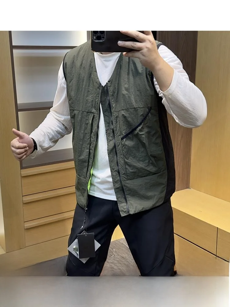 

Outdoor Faion Urban Sle V-Ne Cotton Vest Jaet Lightweight Series 32 Pieces Autumn Winter Inner Wear Bird Pattern