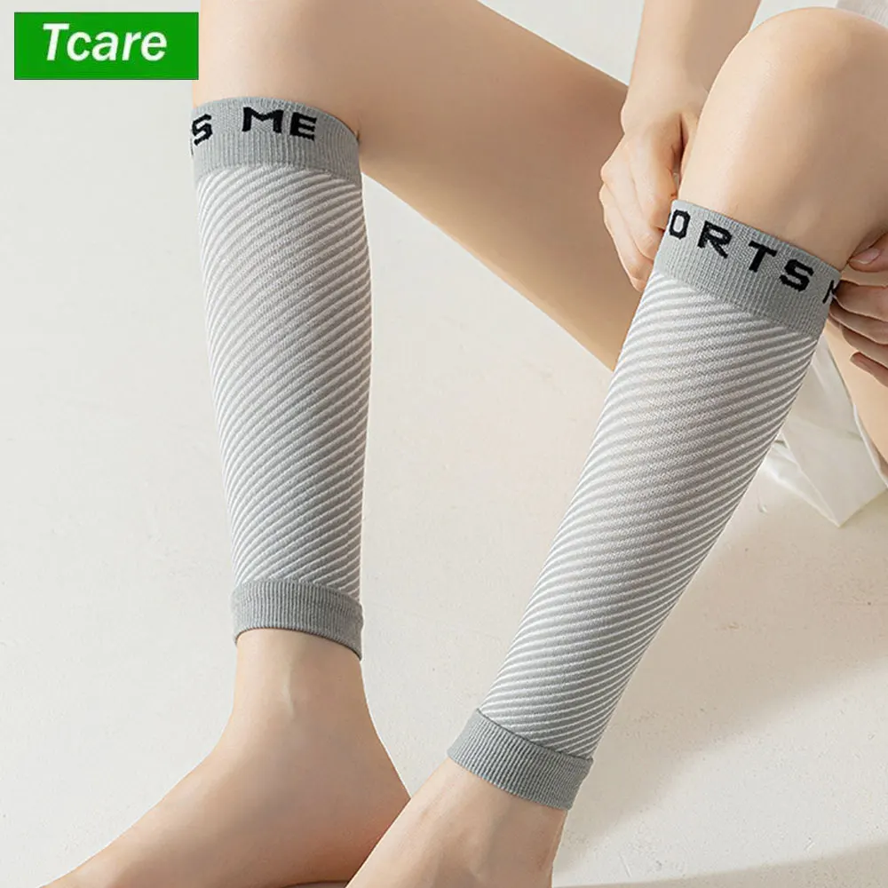 1Pair Calf Compression Sleeve, Shin Splint Brace Support Varicose Vein Treatment, Footless Compression Socks for Nurse,Pregnant