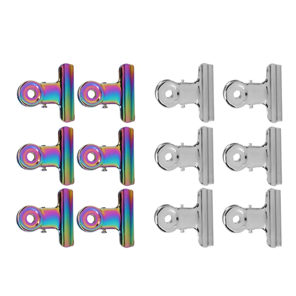 12PCS Stainless Steel Nail Tips Clips Multifunctional Quick Building Metal Nail Pinching Clips Metal