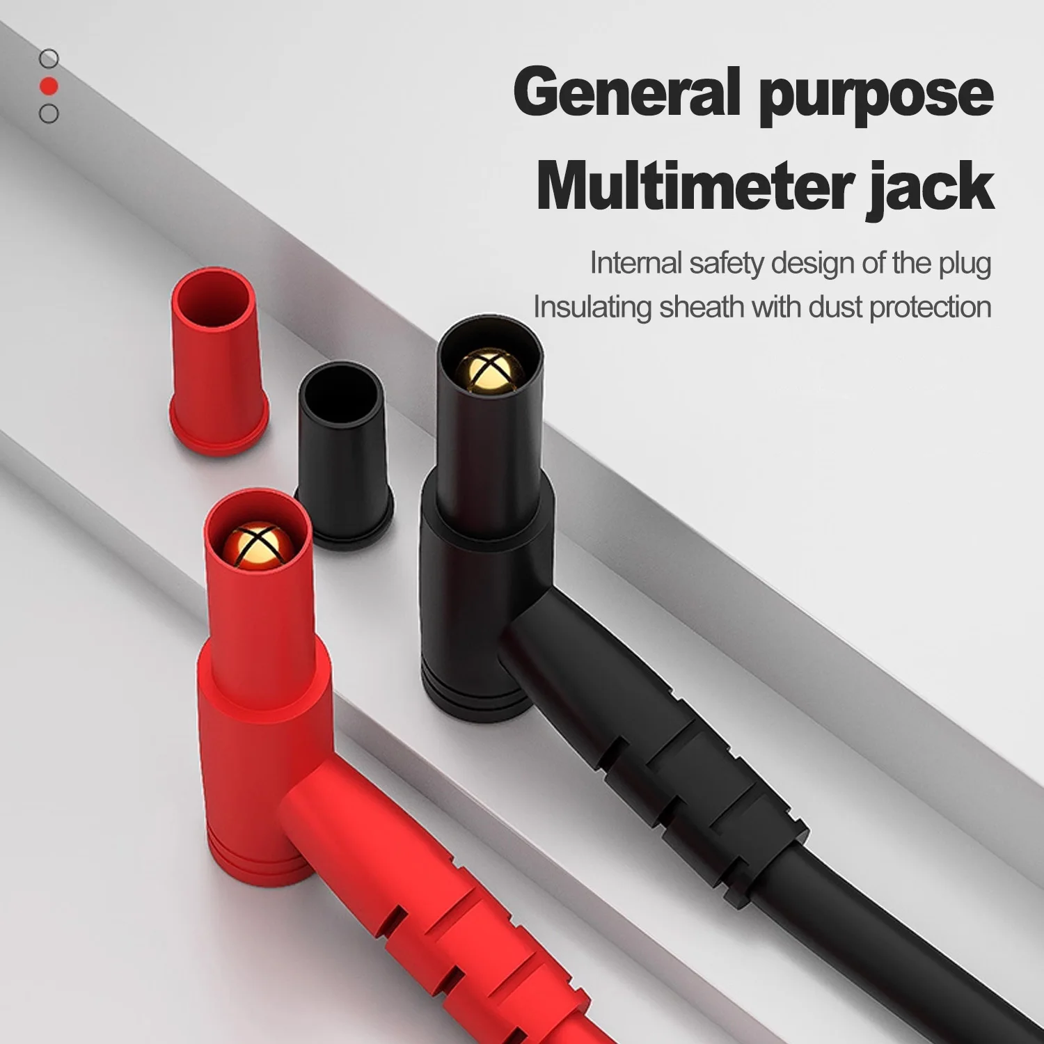 10A 20A Multimeter Test Leads Kit Silicone Wire with Needle Probe Alligator Clips Banana Plugs view 4