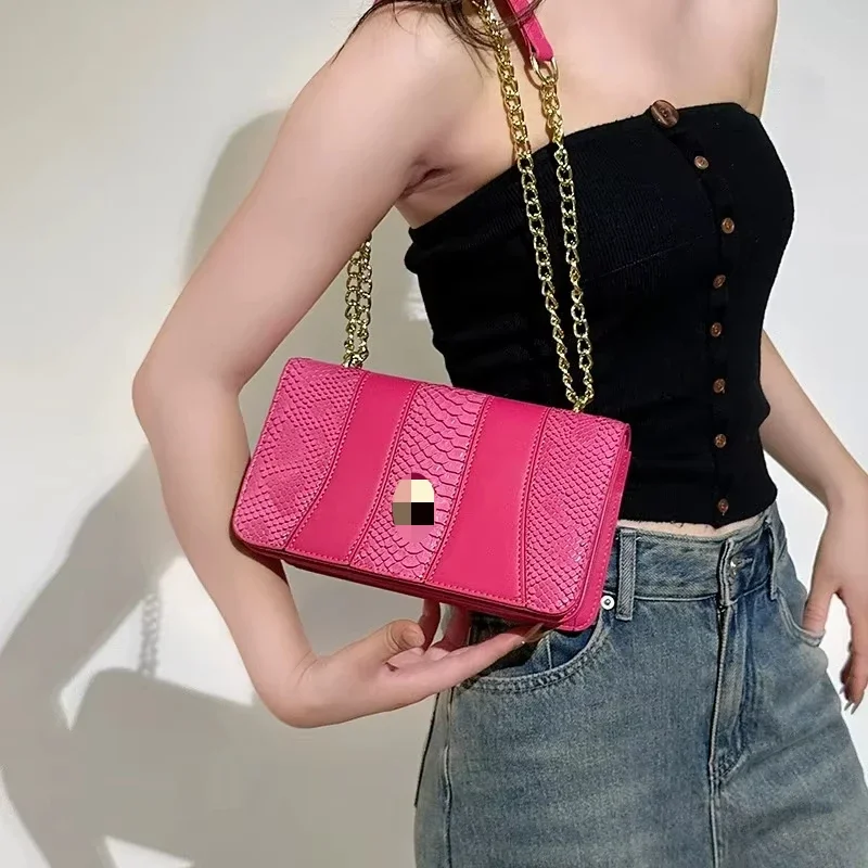 

Popular European and American Chain Shoulder Bags Women's Fashion Texture Retro Square Bags сумка женская Bolsas Para Mujeres