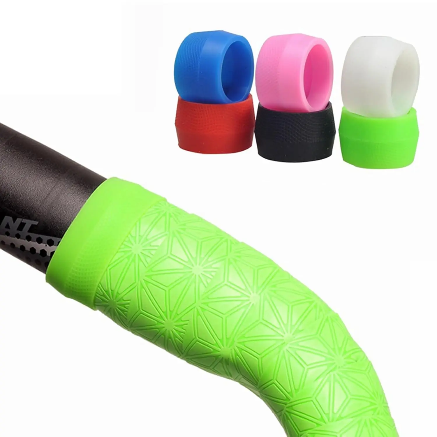 Comfortable Nonslip Silicones Bicycles Handle Wraps Universals Bike Handlebars Tape For Long Distances Cyclists