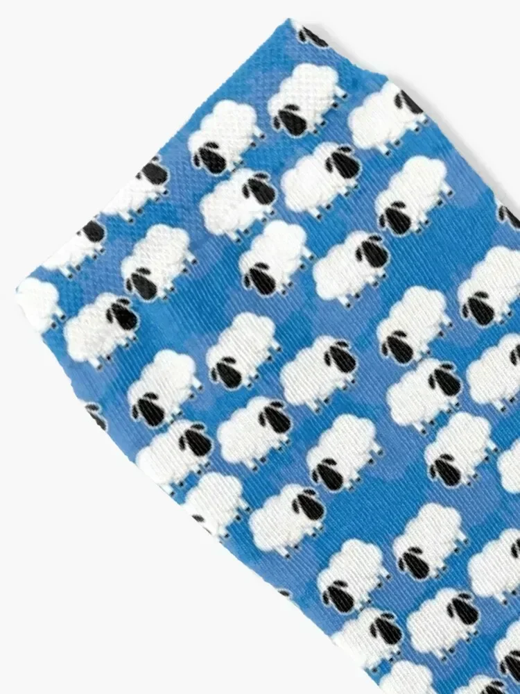 Baa Baa Black Sheep Socks golf Hiking boots cartoon snow Socks For Girls Men's