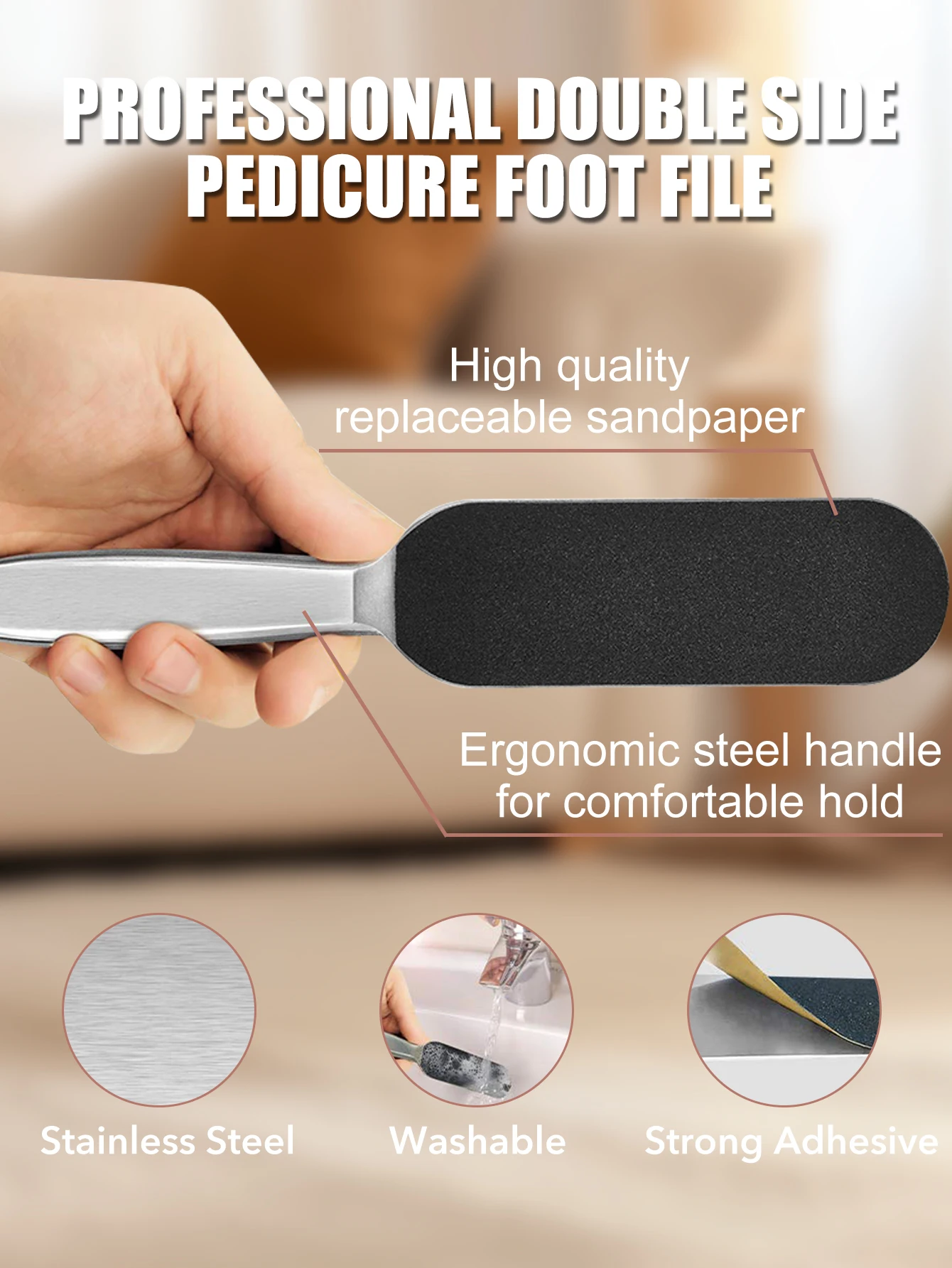 Professional Pedicure Foot File 4