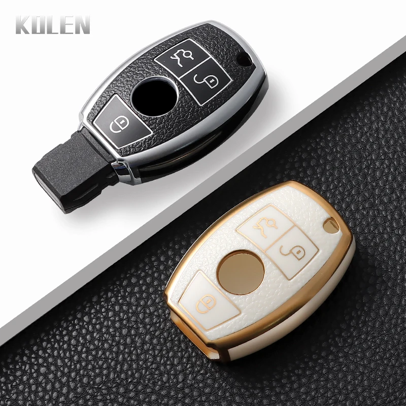 TPU Car Remote Key Case Cover Shell For Mercedes Benz A C E S G Class GLA CLA GLK GLC W204 W463 W176 W251 W205 AMG Accessories