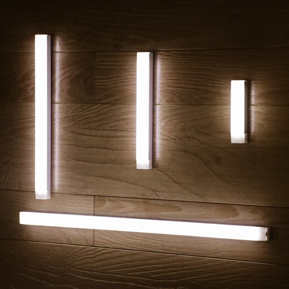 Kitchen Light Led Lights Cabinet Storage Night Leds Lamp Lighting Lamps USB Decoration Wardrobe Illumination Stairs Wireless
