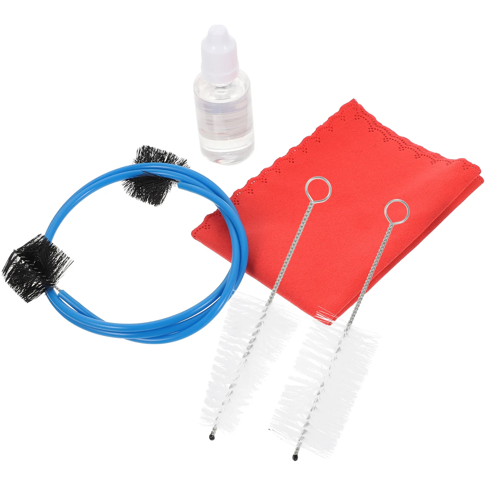 

Trumpet Cleaning Kit Durable Cloth Brushes Accessories Valve Oil Flexible Long Lasting Instruments Brass Woodwind Tools