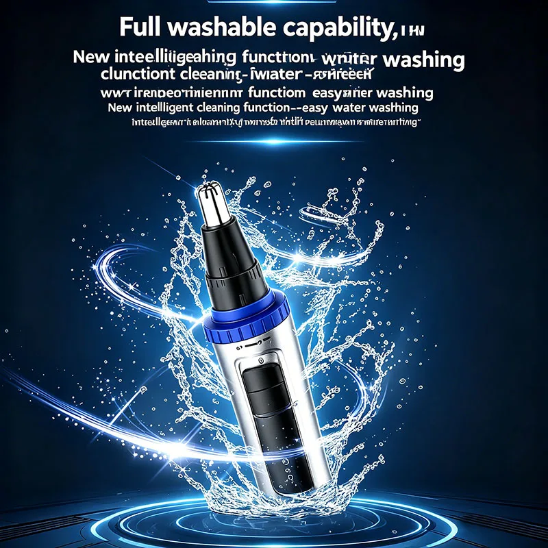 Panasonic ER-GN30 Nose Hair Trimmer Compact And Portable Dual Blade Ear Shaver Male And Female Waterproof Detachable Blade Body