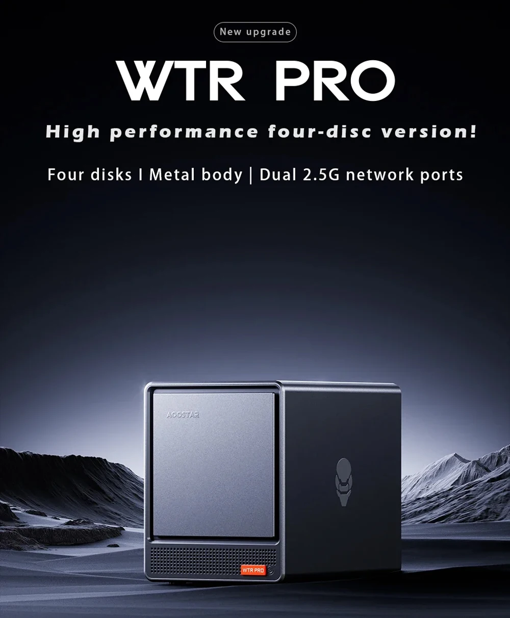 WTR PRO MINI PC Alder Lake N100 / R7 5825U Windows 11 PRO 32GB DDR4 1TB NVME SSD PCIE 3.0 WIFI BT Desk Gamer Computer Barebone