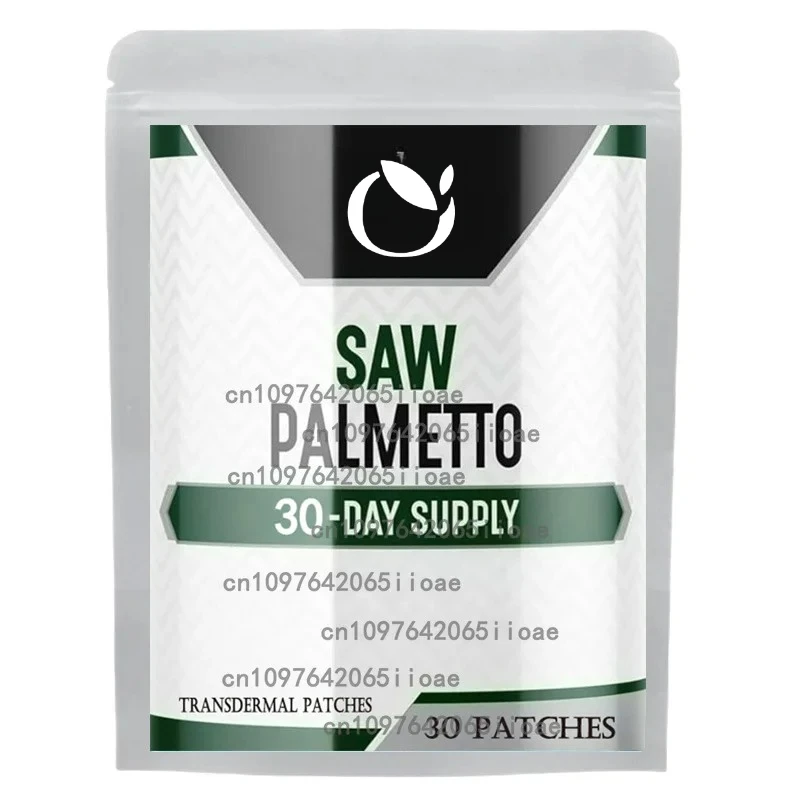 

30 Patches Saw Palmetto Extract Transdermal Patches Prostate Health, Urinary Tract Support,Hair Health