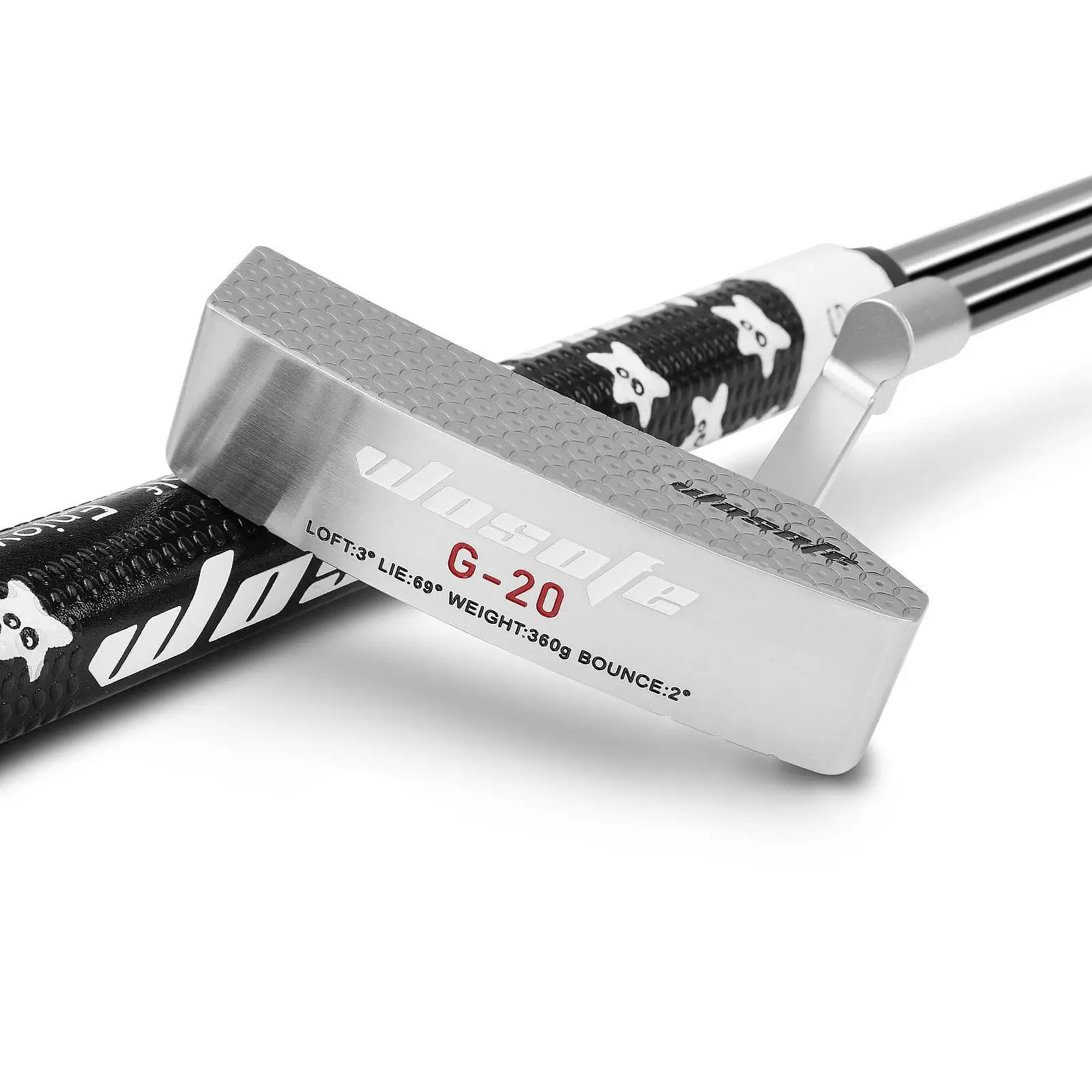 

Men Golf Putter, Comfortable Grip, Anti Slip, Golfer Gift Stainless Steel for Training, Practice