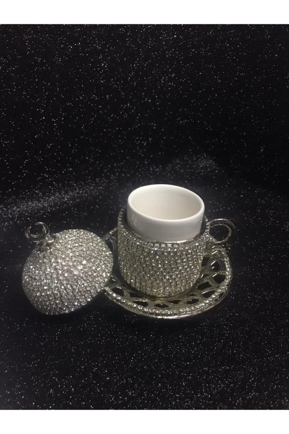 

DOLBOVI Copper cup-Swarovski Strass cup Single handmade espresso cup