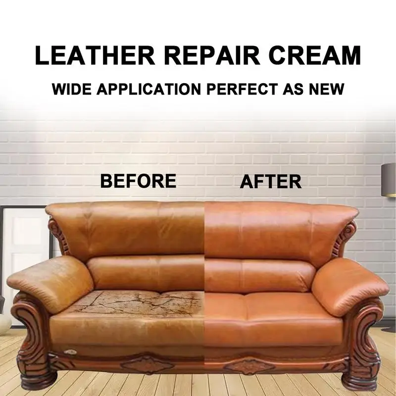 20ml Leather Repair Gel Liquid Car Seat Leather Repair Agent Household Sofa Coats Scratch Cracks Leather Edge Repair Paint