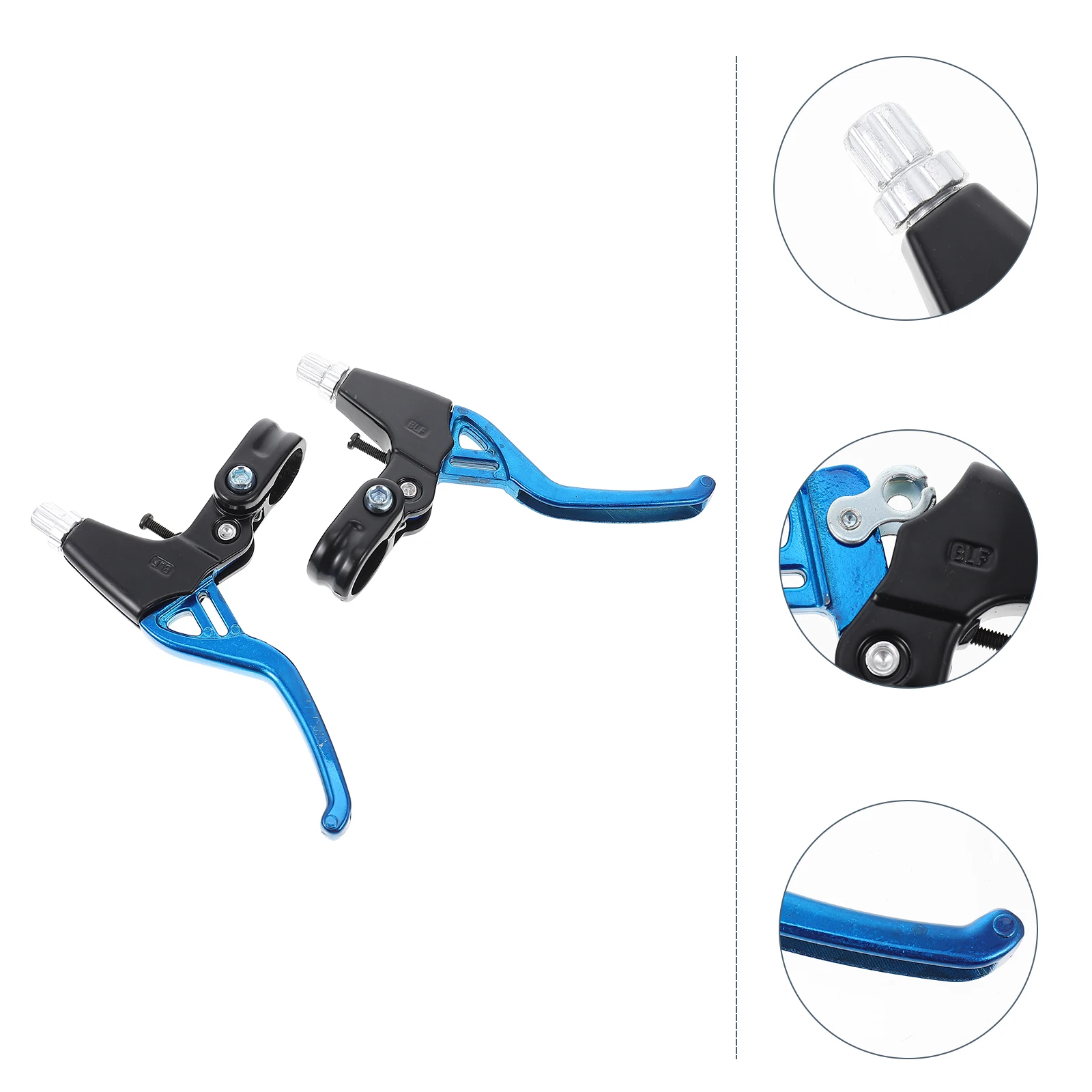 

1 Pair Handlebars Clutch Brake Levers Aluminum Bike Brake Lever Durable Wear Resistant Mountain Road Folding Kids Bike