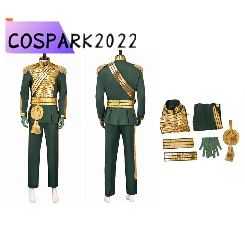 

Мужской костюм принца для косплея Fiyero, костюм принца 2025 года, телевизор для хорошей фантазии, злая форма, пальто, брюки, наряды, карнавальный костюм на Хэллоуин