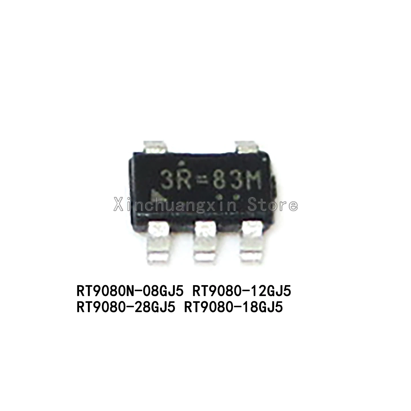 10PCS RT9080-12GJ5 RT9080-28 RT9080-18 2Q= 9080N-08GJ5 Silk Screen 3R 2J TSOT23-5 Voltage Regulator
