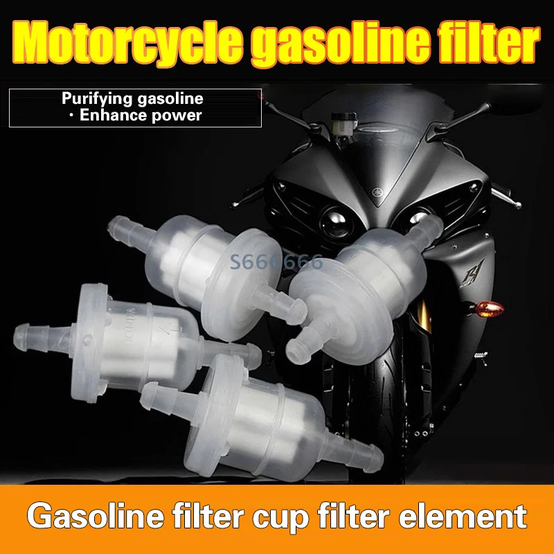 

Motorcycle Fuel Filter Gasoline Gas Oil 110/125/150/175/200 Engine For Car Scooter Dirt Bike ATV Fuel Petrol Filters Accessories