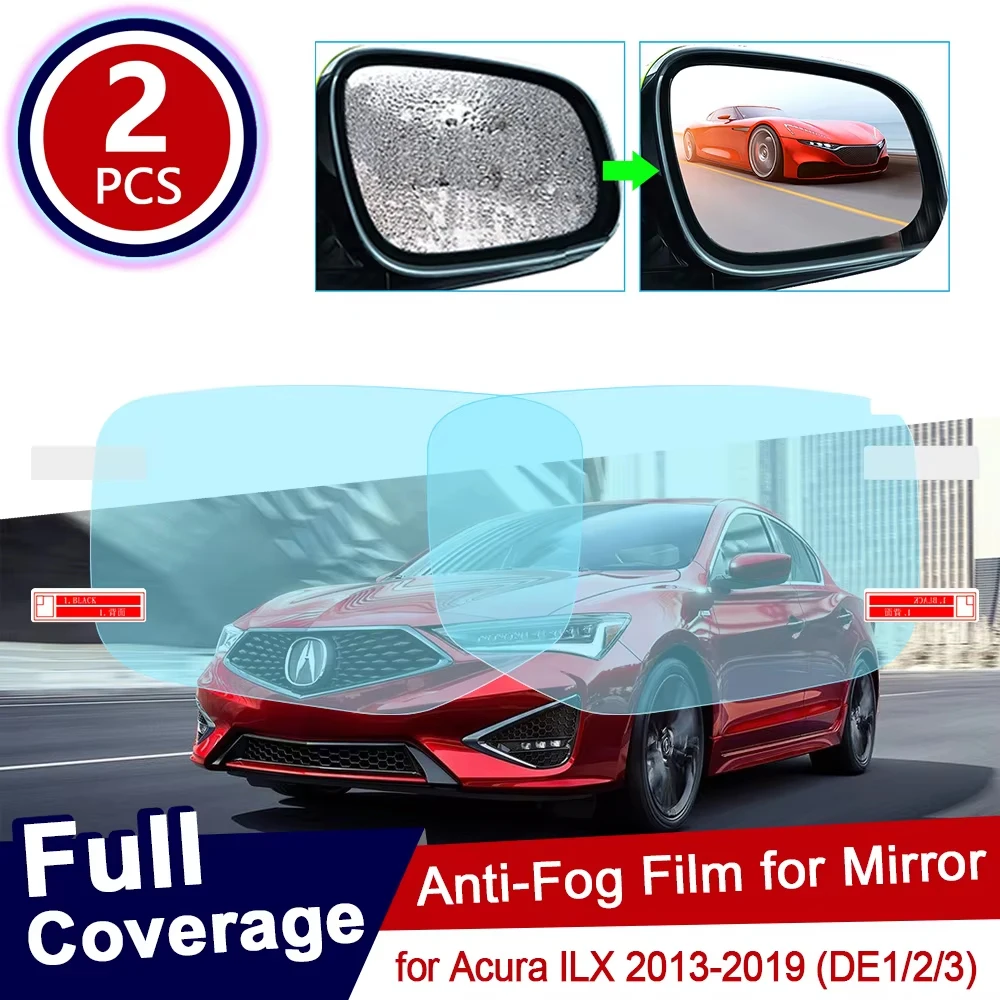 

for Acura ILX 2013~2019 DE1 DE2 DE3 2015 2016 2017 Full Cover Anti Fog Film Rearview Mirror Rainproof Clear Films Accessories