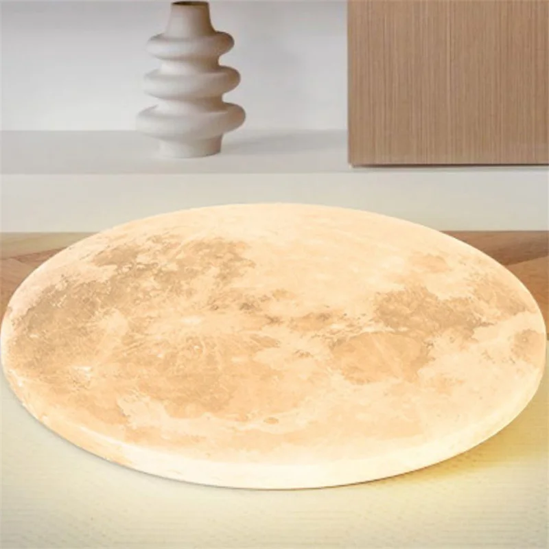 Nordic Moon Ceiling Light Led Bedroom Decoration Lamp Balcony Bathroom Dimmable Room Indoor Lighting Induction Wall Light  Moon