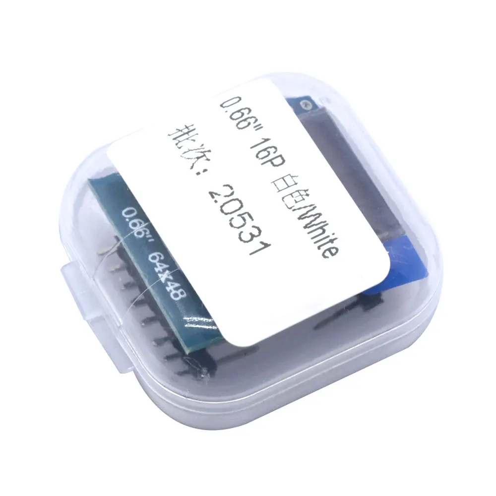 Wemos 64X48 IIC I2C LCD OLED LED 디스플레이 실드, Arduino 호환 D1 미니 SSD1306, 0.66 인치