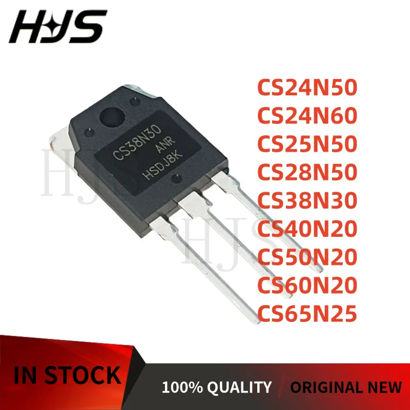 5Pcs/LOT New CS25N50 CS28N50 CS60N20 CS40N20 CS24N50 CS65N25 CS38N30 CS50N20 CS24N60 TO-3P In Stock