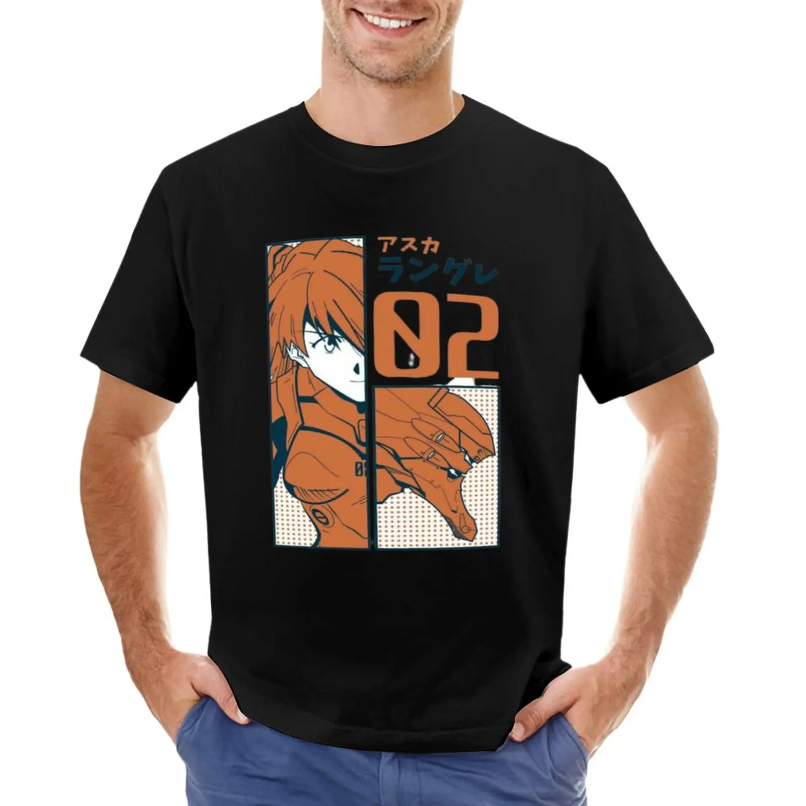 Asuka Langley Soryu T-Shirt Aesthetic clothing heavyweights tees men t shirt
