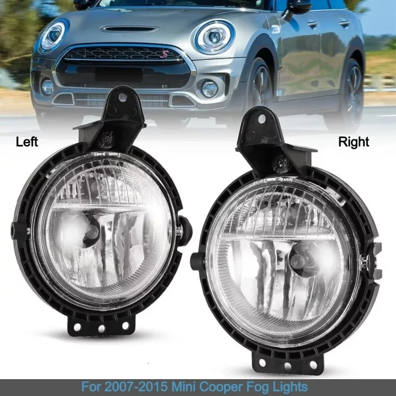 For 2007-2015 BMW Mini Cooper R55 R56 R57 R58 R59 Front Fog Light Lamps (Without Bulb) 63172751295