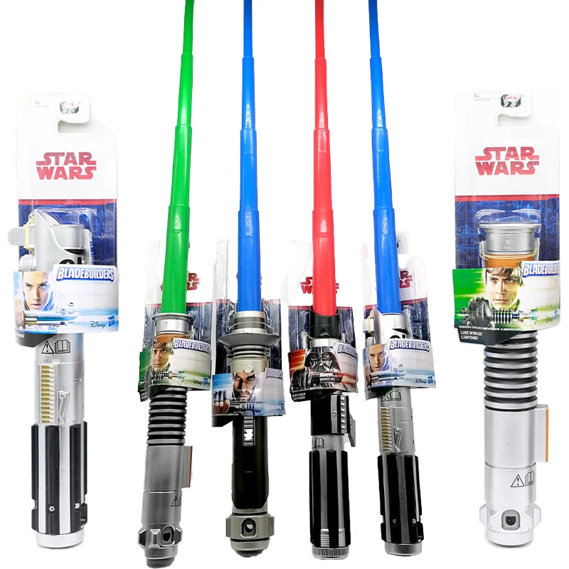 Hasbro Star Wars Laser Lightsaber Rey Luke Skywalker Darth Vader Jedi Knight Laser Action Figure Cosplay Toy Kids Birthday Gifts