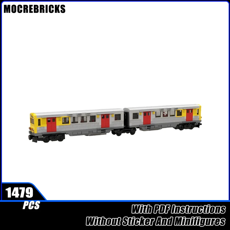

MOC Deutsche Bahn Operates In RunHLB VT2E Diesel Train Building Blocks Model Bricks Boy Toys Xmas Gift