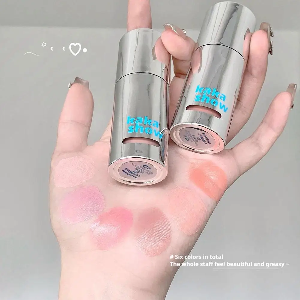 KAKASHOW Vitality Liquid Blush Nawilżający, lekki jak woda, długotrwały makijaż, łatwy do rozmazywania płynny róż 5ml