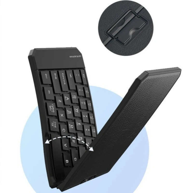 

Foldable Bluetooth Keyboard V-shaped Ergonomic Two-fold Design Portable Charging for Business and Office Use Accessories DIY