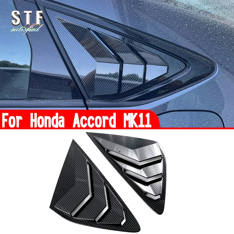 ABS Rear Window Around C Pillar Cover Trim Car Accessories Stickers For Honda Accord 11th Gen 2023 2024