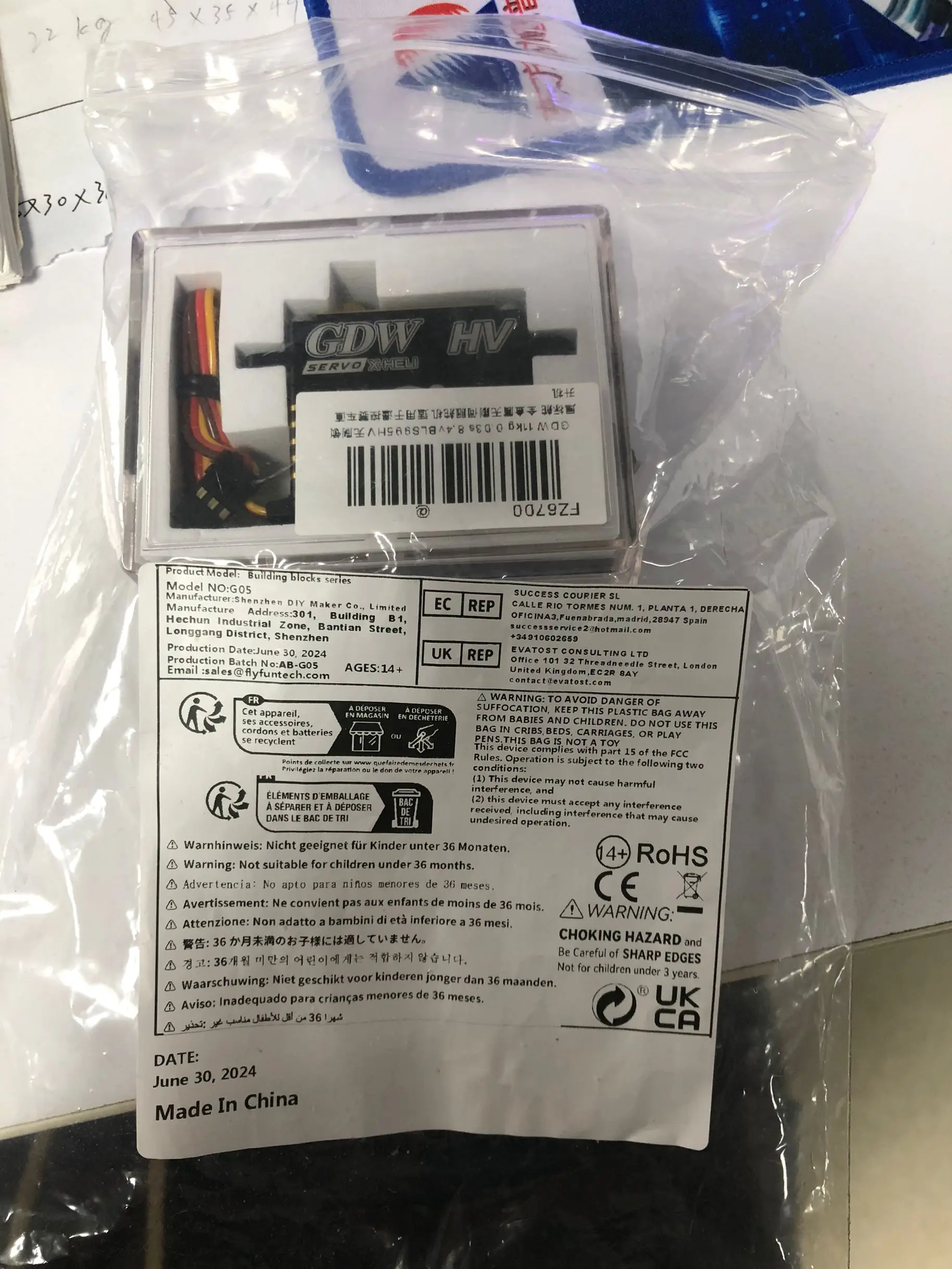 Superlichte TD-9217MG 17 g micro digitale servo 180 ° /270 ° /360 °   Programmeerbare koolborstelmotor voor doe-het-zelf-robots RC-auto's Modelspeelgoed